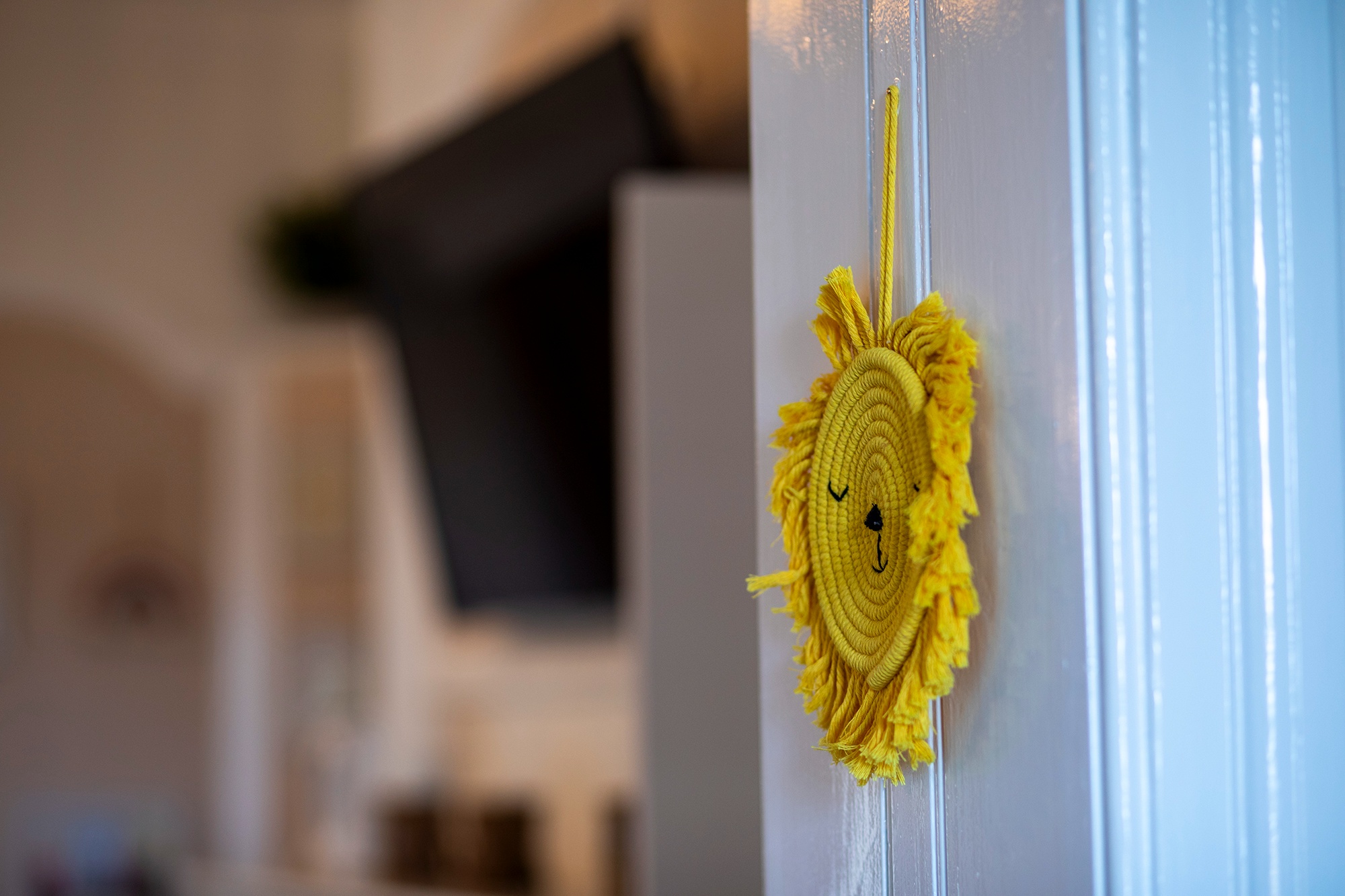Image of hanging decoration attached to door